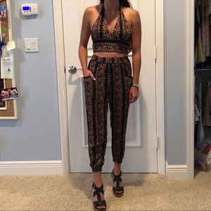 Amuse Society Two Piece Jumpsuit